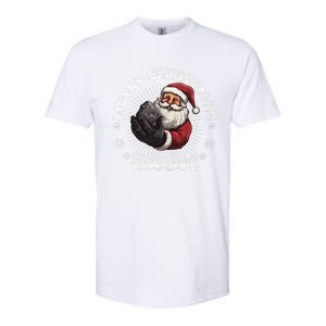 Merry Christmas Bruh Funny Naughty List Coal Xmas Long Sleeve Softstyle CVC T-Shirt