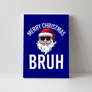 Merry Christmas Bruh Meme Canvas