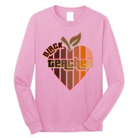 Melanin Colors Black Teacher Long Sleeve Shirt