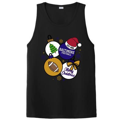 Merry Christmas Baltimore Football Est 1996 PosiCharge Competitor Tank