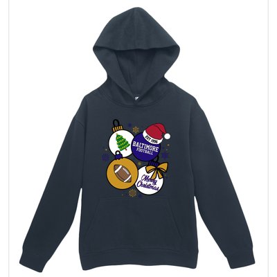 Merry Christmas Baltimore Football Est 1996 Urban Pullover Hoodie