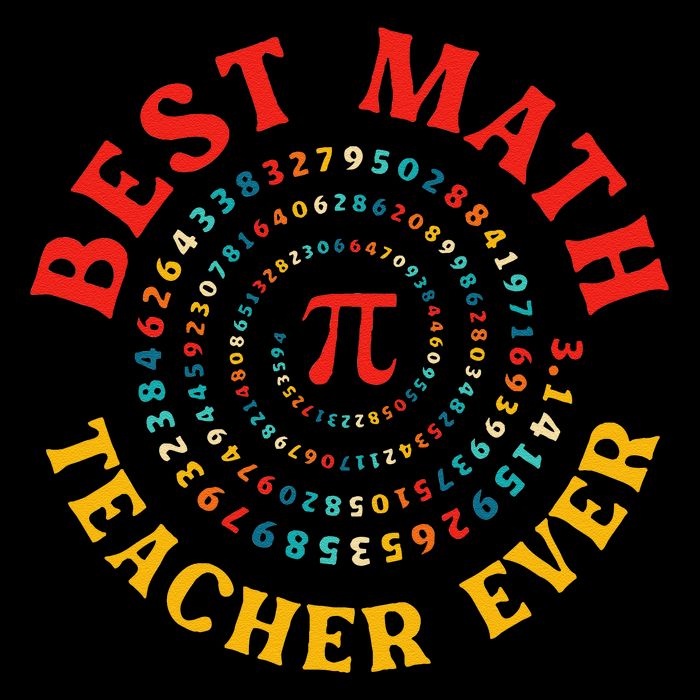 Mathematic Constant Best Math Teacher Ever Pi Spiral Design 16 in Basic Backpack