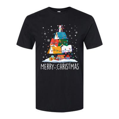 Merry Christmas Books Tree Xmas Book Lovers Gift Softstyle CVC T-Shirt