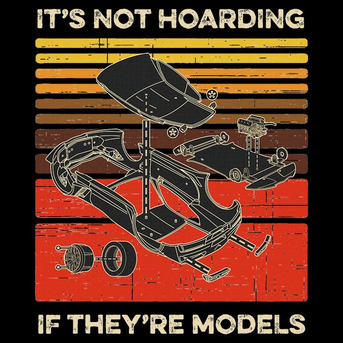 Model Car Builder ItS Not Hoarding If ItS Models Baby Bodysuit