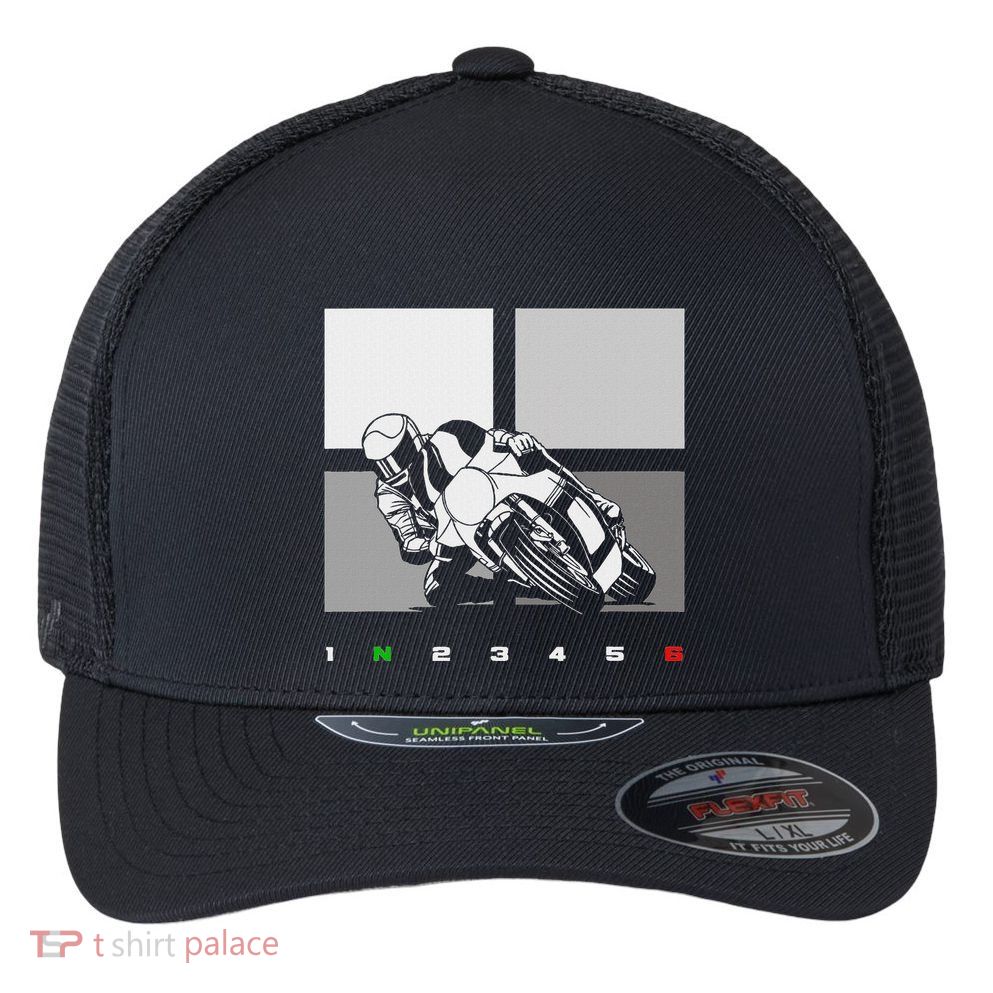 Motorcycle Clothing Biker Motorcycle Flexfit Unipanel Trucker Cap