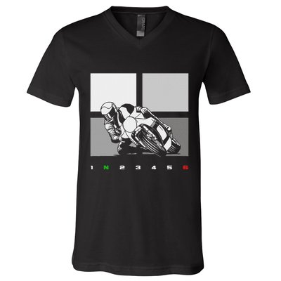 Motorcycle Clothing Biker Motorcycle V-Neck T-Shirt