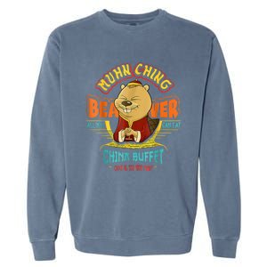 Muhn Ching Beaver All You Can Eat China Buffet Chow Garment-Dyed Sweatshirt