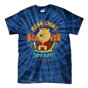 Muhn Ching Beaver All You Can Eat China Buffet Chow Tie-Dye T-Shirt