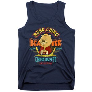 Muhn Ching Beaver All You Can Eat China Buffet Chow Tank Top