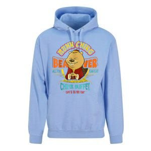 Muhn Ching Beaver All You Can Eat China Buffet Chow Unisex Surf Hoodie