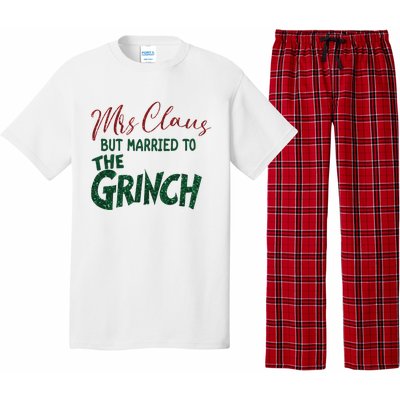 Mrs. Claus But Married To The Grinc Married Christmas Pajama Set