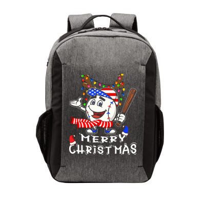 Merry Christmas Baseball For Boys Tollder Ball Santa Pajama Vector Backpack