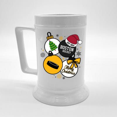 Merry Christmas Boston Hockey Est 1924 Beer Stein