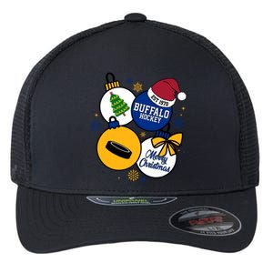 Merry Christmas Buffalo Hockey Est 1970 Flexfit Unipanel Trucker Cap