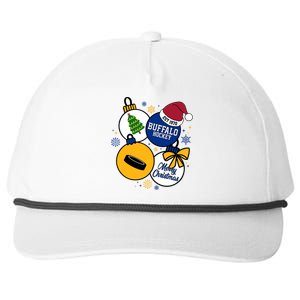 Merry Christmas Buffalo Hockey Est 1970 Snapback Five-Panel Rope Hat