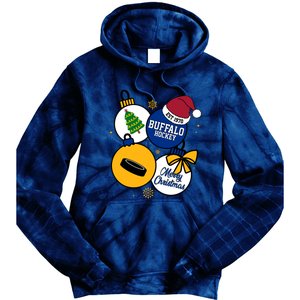 Merry Christmas Buffalo Hockey Est 1970 Tie Dye Hoodie