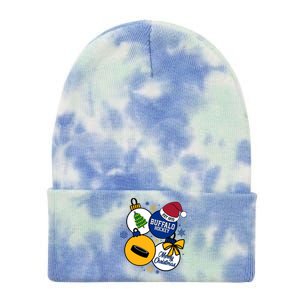 Merry Christmas Buffalo Hockey Est 1970 Tie Dye 12in Knit Beanie