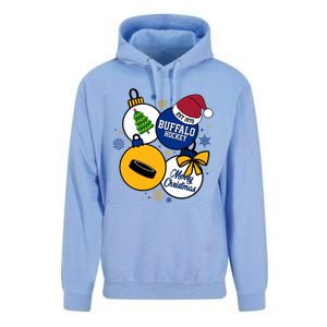 Merry Christmas Buffalo Hockey Est 1970 Unisex Surf Hoodie