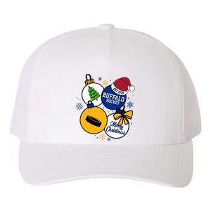 Merry Christmas Buffalo Hockey Est 1970 Yupoong Adult 5-Panel Trucker Hat