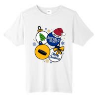 Merry Christmas Buffalo Hockey Est 1970 Tall Fusion ChromaSoft Performance T-Shirt