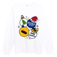 Merry Christmas Buffalo Hockey Est 1970 Premium Crewneck Sweatshirt