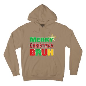 Merry Christmas Bruh Meme Funny Greeting Hoodie