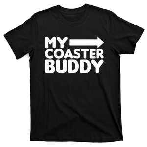 My Coaster Buddy Set 12 Pointing Right Roller Coaster T-Shirt