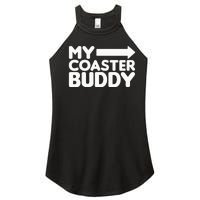 My Coaster Buddy Set 12 Pointing Right Roller Coaster Women’s Perfect Tri Rocker Tank