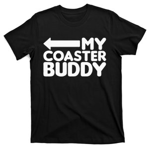 My Coaster Buddy Set 22 Pointing Left Roller Coaster T-Shirt