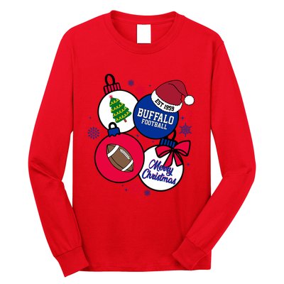 Merry Christmas Buffalo Football Est 1959 Long Sleeve Shirt