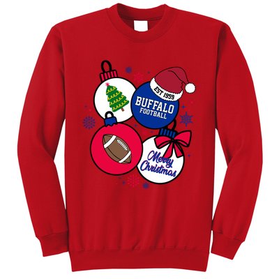 Merry Christmas Buffalo Football Est 1959 Sweatshirt