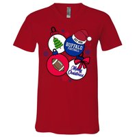 Merry Christmas Buffalo Football Est 1959 V-Neck T-Shirt