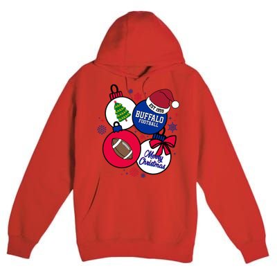 Merry Christmas Buffalo Football Est 1959 Premium Pullover Hoodie