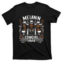 Melanin Cowgirls Black History African Melanin Cowgirl Swag T-Shirt