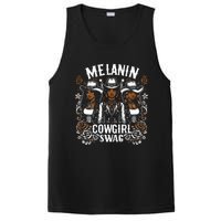 Melanin Cowgirls Black History African Melanin Cowgirl Swag PosiCharge Competitor Tank