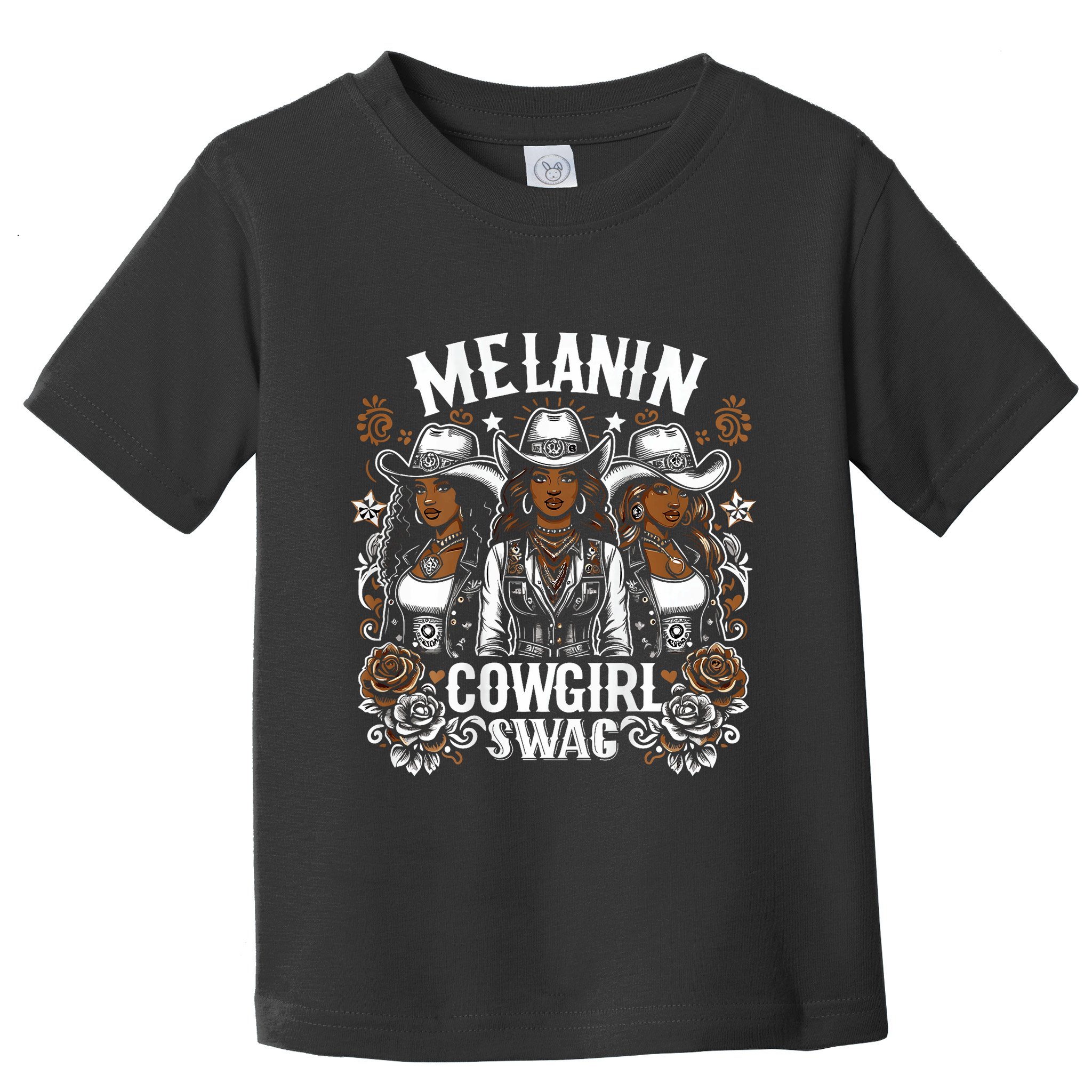 Melanin Cowgirls Black History African Melanin Cowgirl Swag Toddler T-Shirt