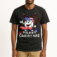 Merry Christmas Baseball Player Tall T-Shirt
