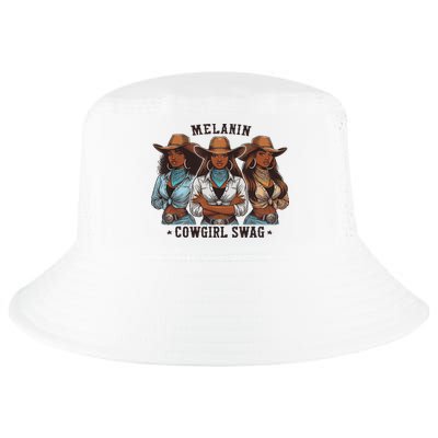 Melanin Cowgirls Black History African Melanin Cowgirl Swag Cool Comfort Performance Bucket Hat