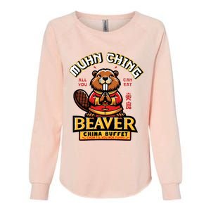 Muhn Ching Beaver Dirty Raunchy Womens California Wash Sweatshirt