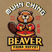 Muhn Ching Beaver Dirty Raunchy Cotton Canvas Backpack