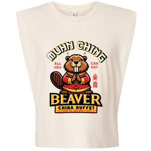 Muhn Ching Beaver Dirty Raunchy Garment-Dyed Women's Muscle Tee