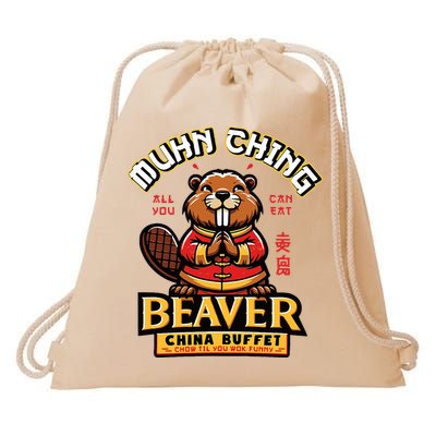 Muhn Ching Beaver Dirty Raunchy Drawstring Bag