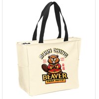 Muhn Ching Beaver Dirty Raunchy Zip Tote Bag