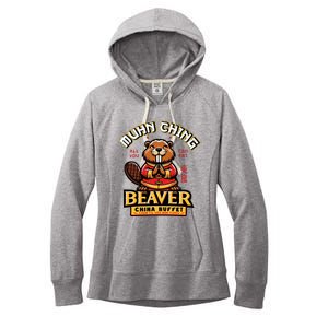 Muhn Ching Beaver Dirty Raunchy Women's Fleece Hoodie