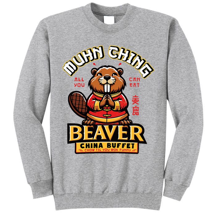 Muhn Ching Beaver Dirty Raunchy Tall Sweatshirt