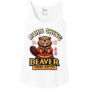 Muhn Ching Beaver Dirty Raunchy Ladies Essential Tank