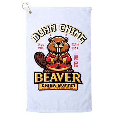 Muhn Ching Beaver Dirty Raunchy Golf Towel