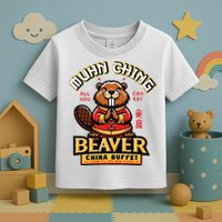 Muhn Ching Beaver Dirty Raunchy Toddler T-Shirt