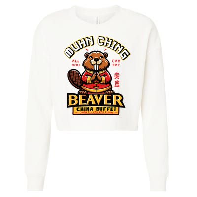 Muhn Ching Beaver Dirty Raunchy Cropped Pullover Crew