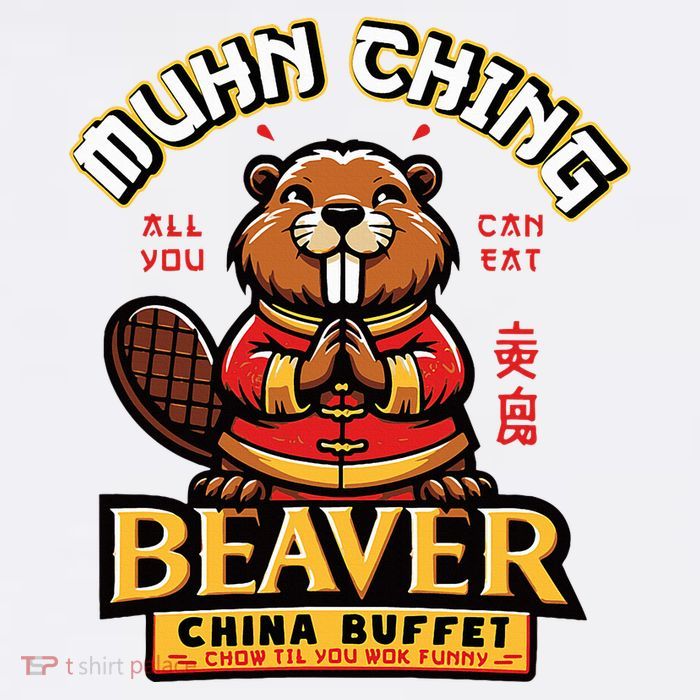 Muhn Ching Beaver Dirty Raunchy Womens T-Shirt